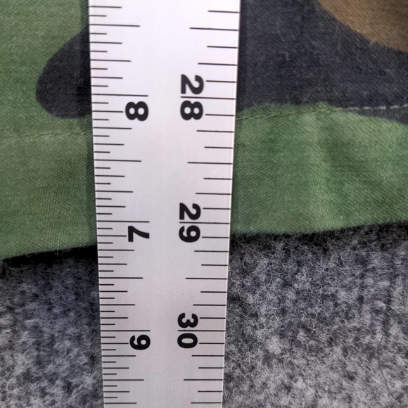 U.S. Army Mens Camo Cold Weather Field Coat Green Brown Size M Short - Picture 5 of 12